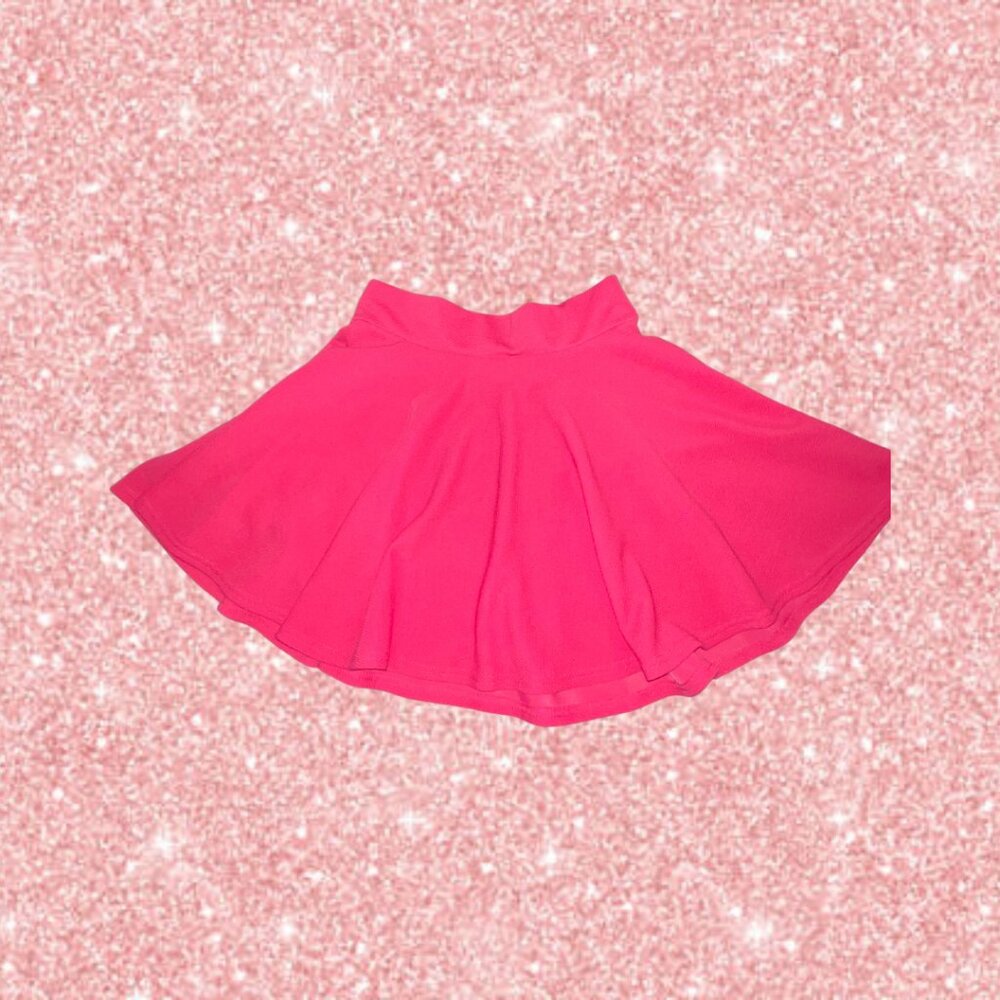 Barbiecore Pink Skater Skirt